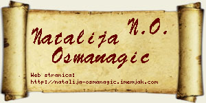 Natalija Osmanagić vizit kartica
